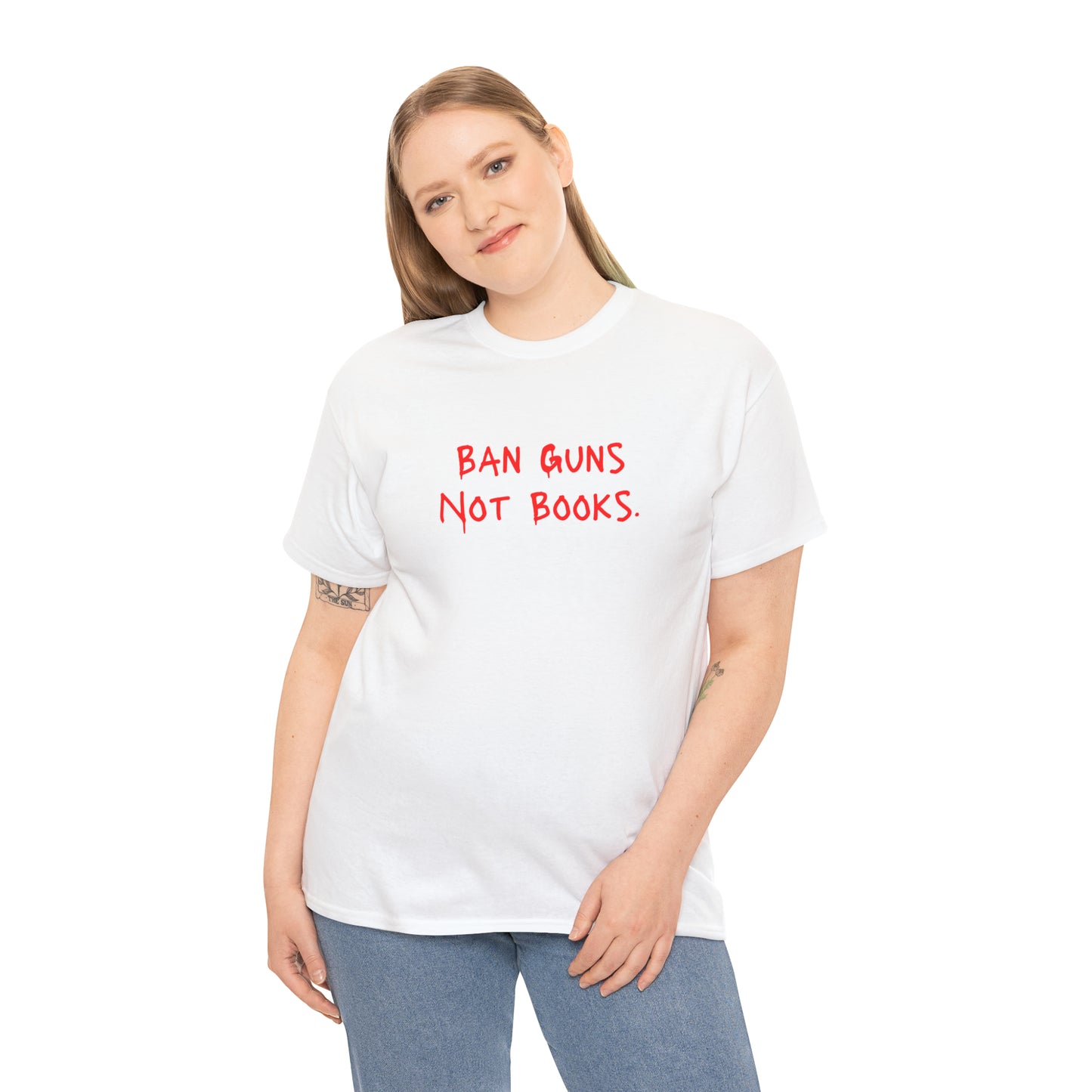 Ban Guns Not Books - Gun Control Tee