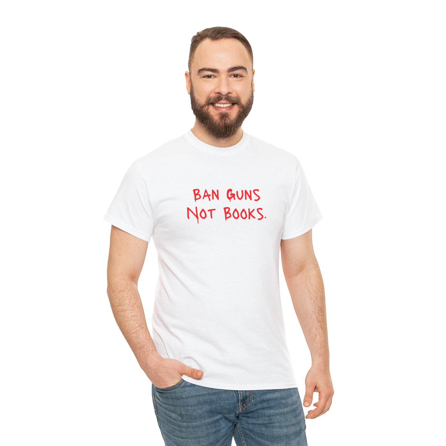 Ban Guns Not Books - Gun Control Tee