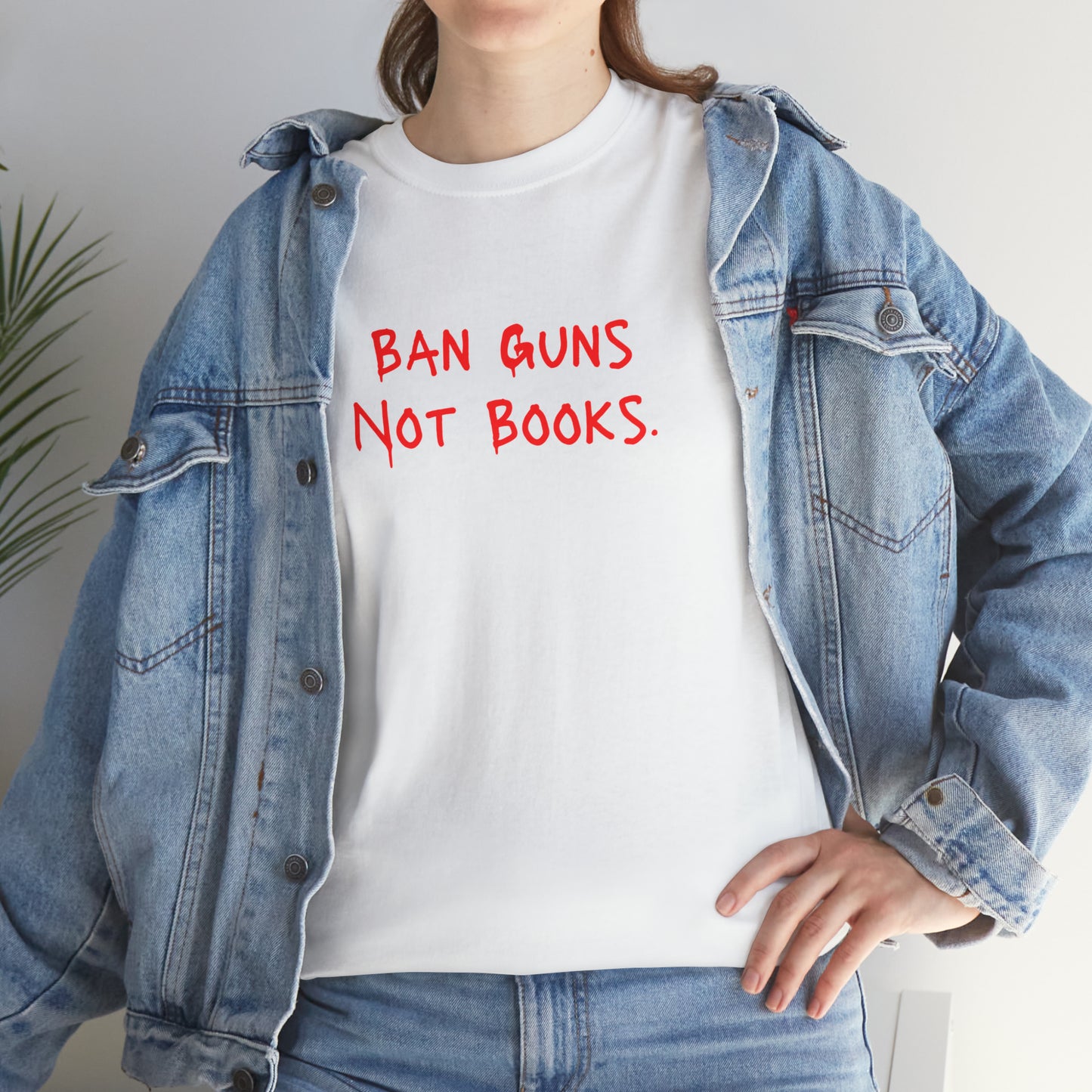 Ban Guns Not Books - Gun Control Tee