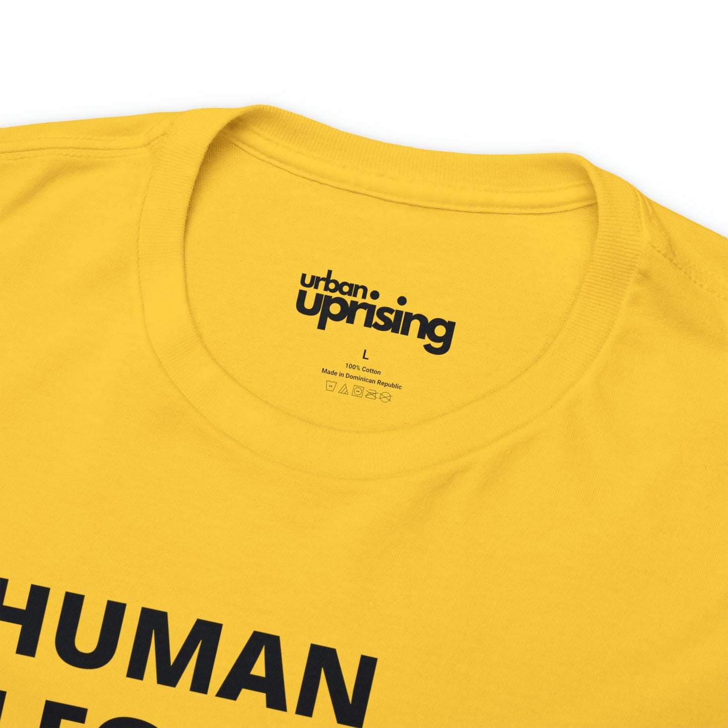 No Human Is Illegal (Yellow) - Racial Equality Tee