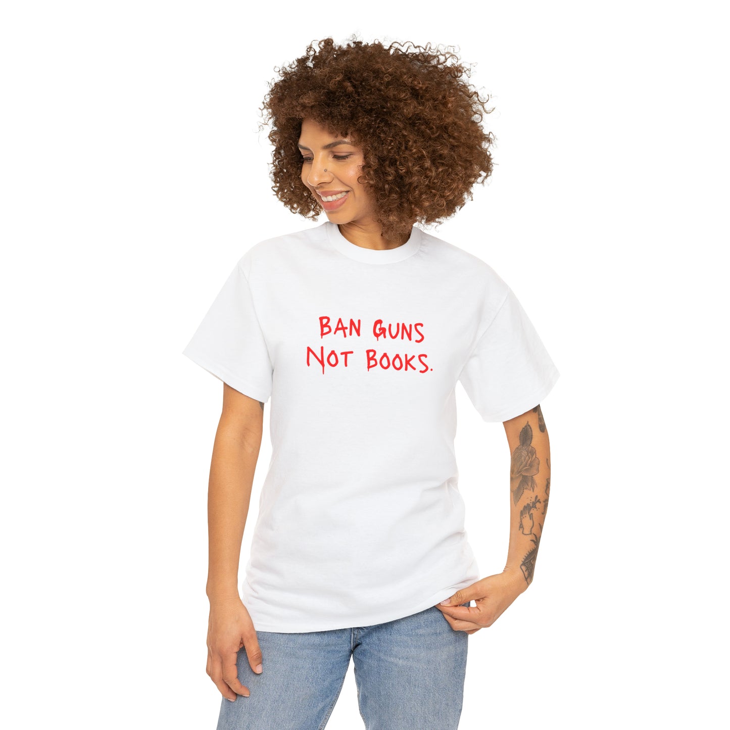 Ban Guns Not Books - Gun Control Tee