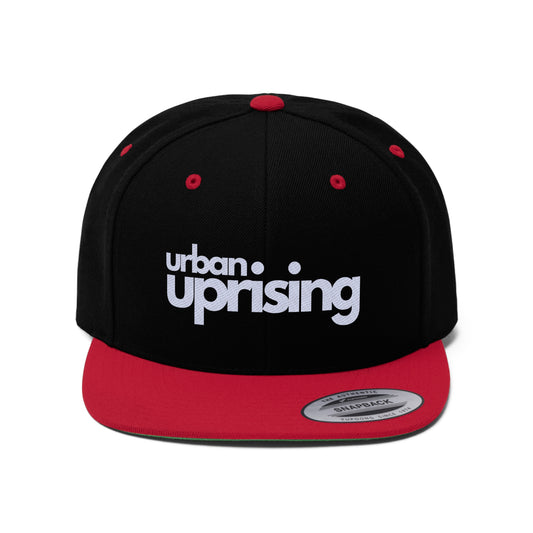 Urban Uprising (Red) - Branded Flat Bill Hat