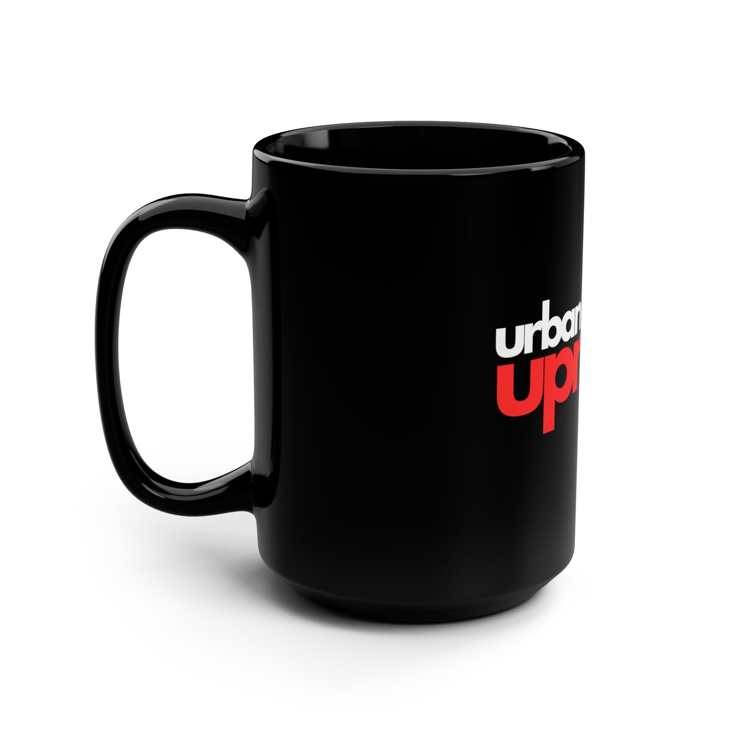 Urban Uprising - Branded Black Mug, 15oz